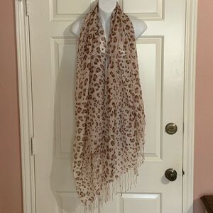 Leopard Print Women's Scarf